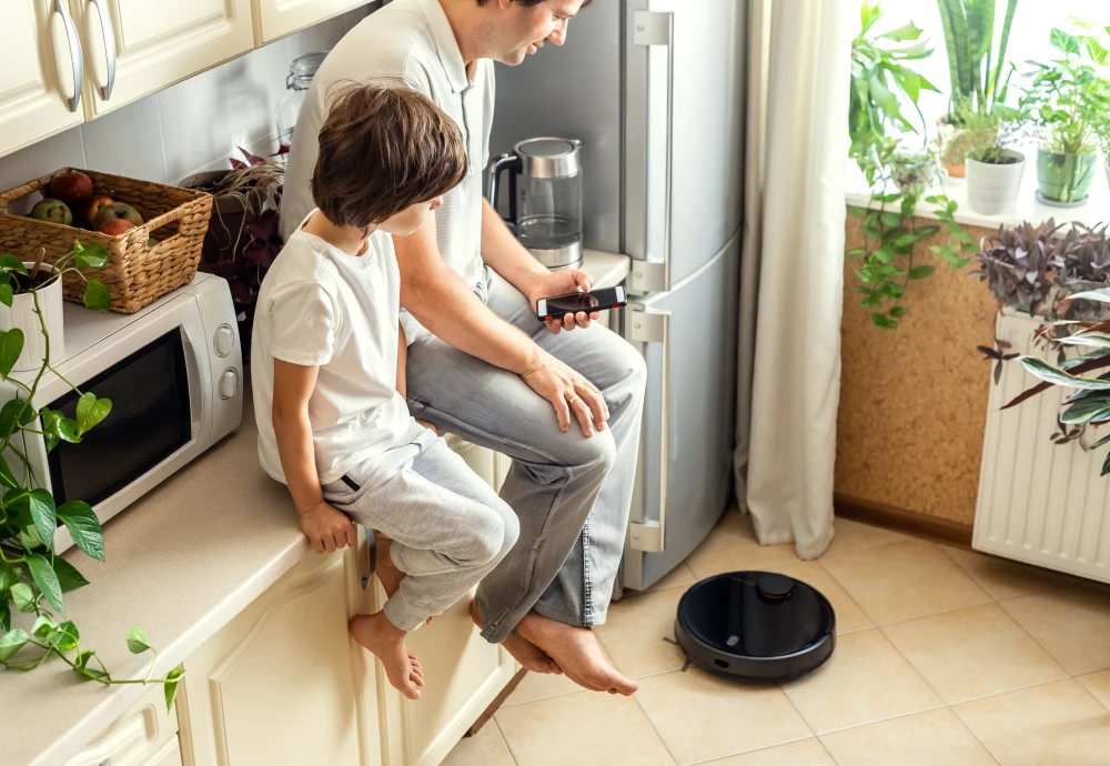 robot vacuum cleaner with charging station